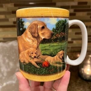 Amcal Mother’s Day Golden Retrievers Mug by Jim Lamb